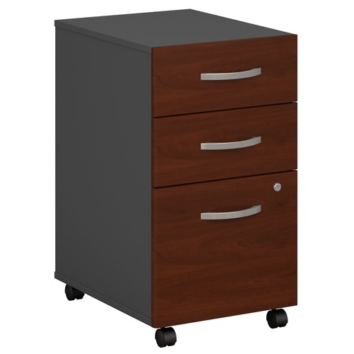 Series C 3 Drawer File Cabinet Hansen Cherry - Bush Furniture, Brown