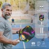 AENKYO Graffiti Carbon Fiber Pickleball Paddle, 16mm PP Core, UV Printed Matte Surface Racquet - Multicolor - 2 of 4