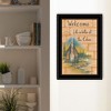 "Life is Better at the Cabin" by Mary June, Ready to Hang Framed Print, Black Frame - 3 of 4