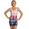 Sporti Sporti Unitard Shibori Ombre One Piece Swimsuit Sea Foam 6 - 4 of 4