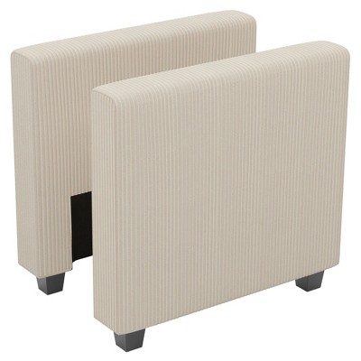 Belffin Corduroy Armrests Modular Sectional Couch Module Parts Convertible Modern Sectional Sofa Couch