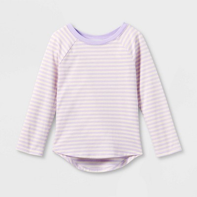 Toddler Girls' Striped Long Sleeve T-Shirt - Cat & Jack™ 