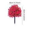 1.97FT Artificial Cypress Topiary Tree w/Ground Spike, Fake Shrubs UV Resistant Artificial Cedar Bushes, Set of 2 Faux Plants for Outdoor - 2 of 4