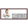 PosterPalooza | 40x16 Wood Frame with UV Acrylic, 6 Finishes: Black, White, Bronze, Silver, Wood, Mahogany - 2 of 4