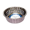 Country Living Set of 2 Hammered Stainless Steel Dog Bowl – Textured, Durable, Stylish & Functional for Medium to Large Breeds - 4 of 4