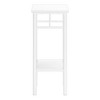 Monarch Specialties Accent Table Side End Plant Stand Square Living Room Bedroom Metal Laminate White Contemporary Modern - 3 of 4