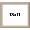 PosterPalooza | 13x11 Thin Barnwood Picture Frame, UV Acrylic, 2 Finishes - Grey and Black - 2 of 4