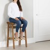 South Shore Set of 2 Balka Counter Height Barstools Cream/Natural - 4 of 4