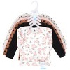 Hudson Baby Infant and Toddler Girl Long Sleeve T-Shirts, Cinnamon Pink Prints - 2 of 4