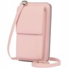 FATMOON Small Crossbody Cell Phone Purse for Women Leather Cellphone Bags Wallet Purses with Multi Card Slots - 2 of 4