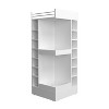 NicBex Buffet Cabinet with Storage 46" T 3-tier Corner Bar Cabinet Sideboard Cabinet with Bottle Cubbies for Living Room - 2 of 4