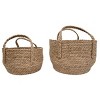 Set of 2 Natural Woven Natural Seagrass Basket - Foreside Home & Garden - 4 of 4