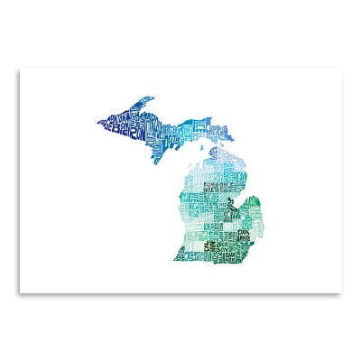 Americanflat - Michigan Cool By Capow - 24&quot;x36&quot; Poster Art Print : Target