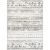 Area Rug Washable Farmhouse Rug, Soft Non-Slip Indoor Carpet, Foldable Decorate Carpet for Living Room, Bedroom, Dining Room & Office - 3 of 4
