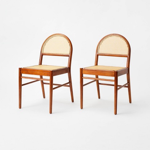 Target wood 2024 dining chairs