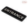 Unique Bargains Acrylic Self-Adhesive Decor Home Business ENTRANCE Sign 2 Pcs - 3 of 4