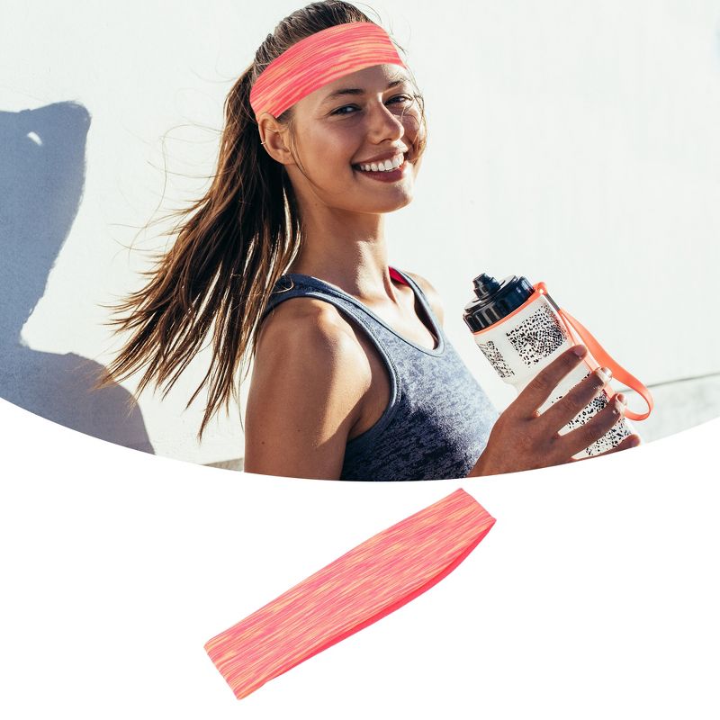 Unique Bargains Stretchy Soft Sweat Wicking Yoga Headband Sweatband for Men Women 1 Pcs, 2 of 7