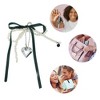 Unique Bargains Ribbon Bow Heart Handbag Charms Keychains 1 Pc - 3 of 4