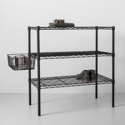 Room Essentials Wire Shelving Target, Adjustable 3 Tier Wide Wire Shelving Black Room Essentials