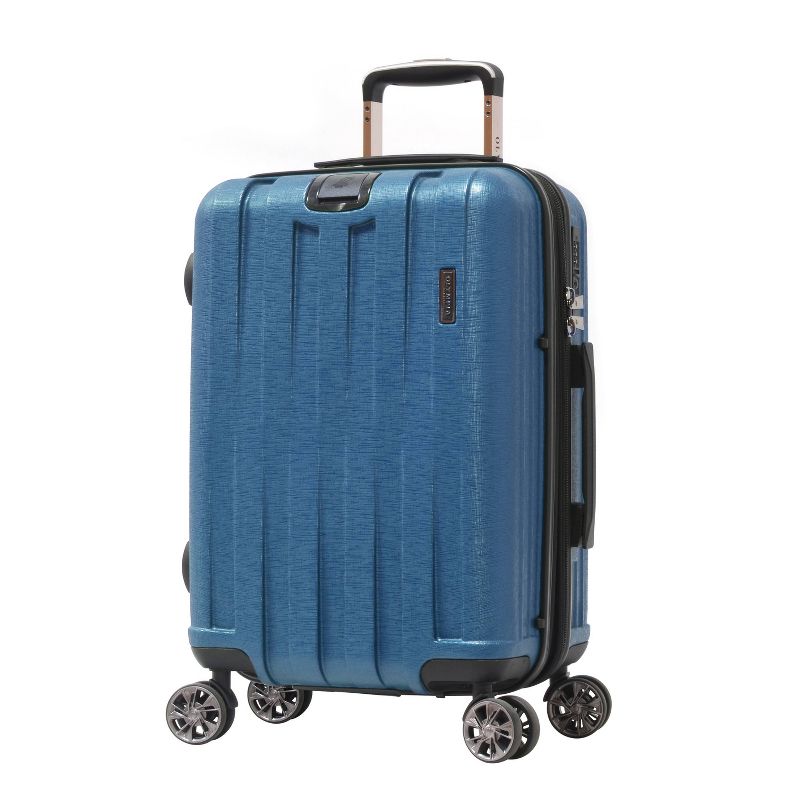 Olympia USA Sidewinder Hardside Medium Checked Spinner Suitcase, 1 of 7