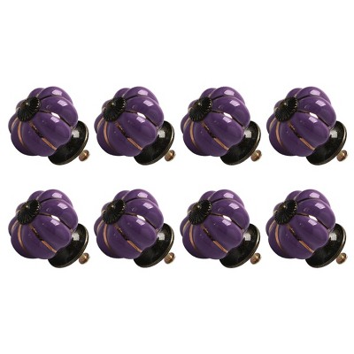 Unique Bargains Ceramic DIY Corrosion-Resistant Dressing Table Cabinet Knobs 8 Pcs