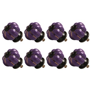 Unique Bargains Ceramic DIY Corrosion-Resistant Dressing Table Cabinet Knobs 8 Pcs - 1 of 4
