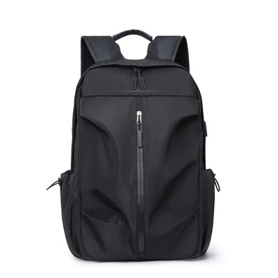 MaseiKar PU Backpack Fashion Large Capacity Men's Casual Backpack Commuter Trend Backpack Student School Bag