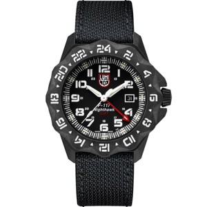 Luminox 6441 Men's F-117 Nighthawk Quartz Black Strap Watch - 1 of 2