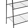 Organize It All Clothing Garment Rack with 2 Shelves and 2 Hooks Black - 3 of 4