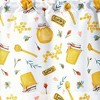 RT Designer's Collection Tribeca Honey Printed Slub 3 Pieces Kitchen Curtain Set Includes 1 Valance 52" x 18" and 2 Tiers 26" x 36" Each Multi Color - image 4 of 4