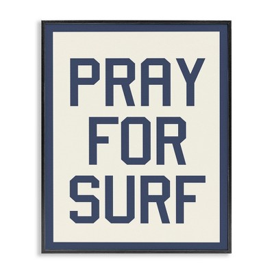 Stupell Industries Pray for Surf Phrase, 24" x 30"