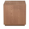 Nightstand 16.1"H Walnut – Rubberwood & MDF Frame with Storage Drawer and Shelf By Zuo Modern - 4 of 4