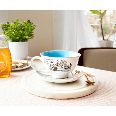 Winnie the Pooh Ceramic Teacup and Saucer Set