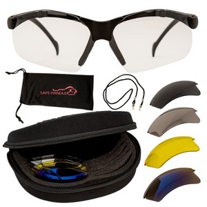 Bison Life Valkyrie Interchangeable Lens Safety Glasses for DIY Projects & Outdoor - 1 Pack (5 Lens Set) - 1 of 4