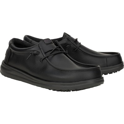 HEYDUDE Men Wally Work CE Classic Slip Resistant Wide , Classic Black Wide, 13 — фото 2