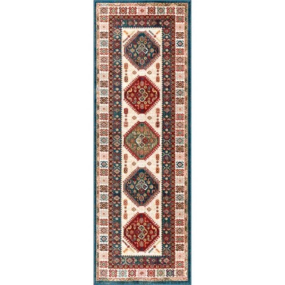 Nuloom Qiana Emblem Fringe Indoor Area Rug