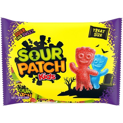 SOUR PATCH KIDS Treat Size Halloween Candy - 9.7oz/22ct
