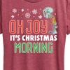 Women's - SpongeBob SquarePants - Oh Joy It's Christmas Morning Short Sleeve Graphic T-Shirt - 2 of 4
