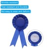 Unique Bargains Blank Rose Knot Award Ribbon for DIY Party Wedding Competition 6 Pcs - 4 of 4