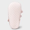 Baby Girls' Bow Shimmer Dress Shoes - Cat & Jack™ Light Pink - 4 of 4