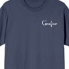 Coraline Cat Secret Door Stop Motion Animated Dark Fantasy Horror Another World Something are Not As They Seem on Navy Adult Crew Neck Short Sleeve - 2 of 4
