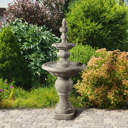 52 56 Icy Stone 2 Tiered Focal Point, Landscape Water Fountain Cost