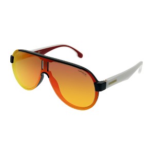 Carrera  4NL UZ Unisex Aviator Sunglasses Matte Black White 99mm - 1 of 3