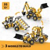 Engino: Creative Builder - 3-In-1 Wheeled Loader - Multimodel Vehicle Brick Set - 2 of 4