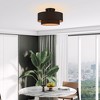 Livex Lighting Sentosa 3 - Light Semi-Flush Mount in  Black - 2 of 4