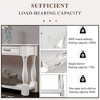 ORRD 63" Long Wood Console Table - 3 Drawers & Shelf, Entryway Sofa Table, Easy Assembly（Antique White） - 4 of 4