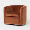 Vernon Upholstered Barrel Swivel Accent Chair - Threshold™ designed with Studio McGee - 2 of 4