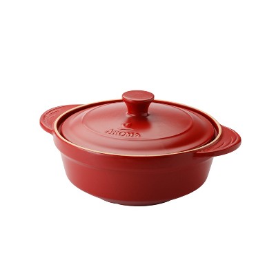 Aroma DoveWare Red 3 Quart Covered Stewpot