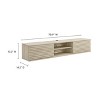 Modway Render 70 inch Faux Travertine Wall Mount Media Console TV Stand by Modway - 3 of 4