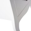 Resenkos Night Stand for Home, White End Table with 3 Drawers, Modern Design Storage Cabinet, Nightstand for Bedroom, Living Room - 3 of 4